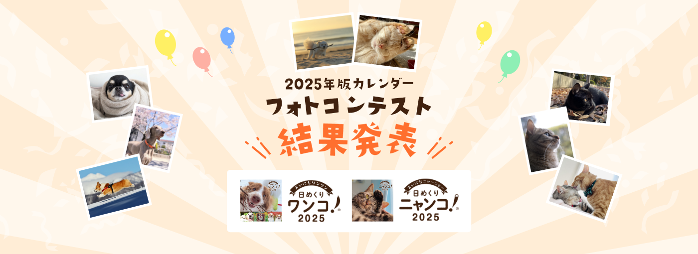 2025年版日めくりカレンダーフォト募集